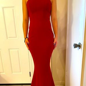 NWT red formal gown